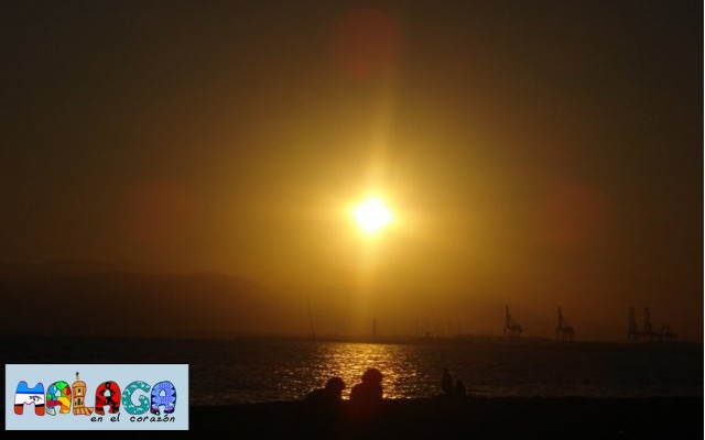 Atardecer en El Palo. Eric Medina